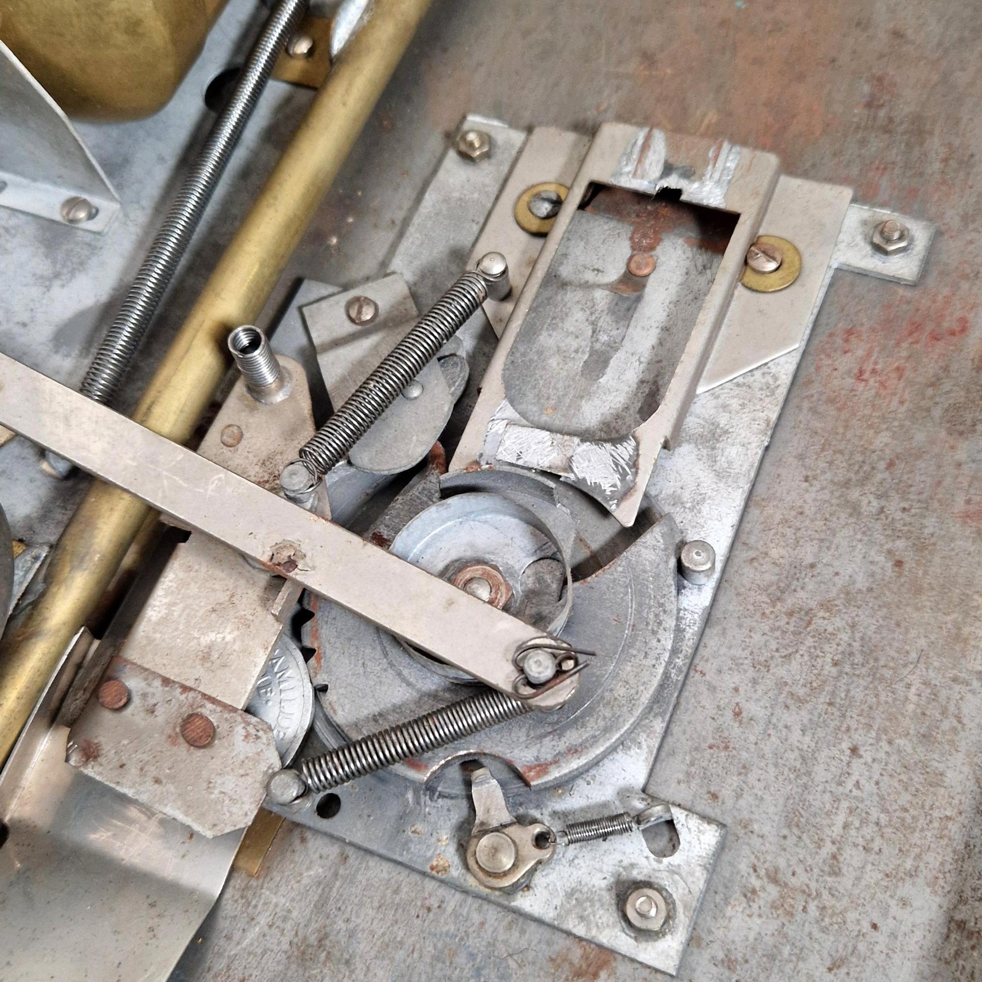 old french bar game marble