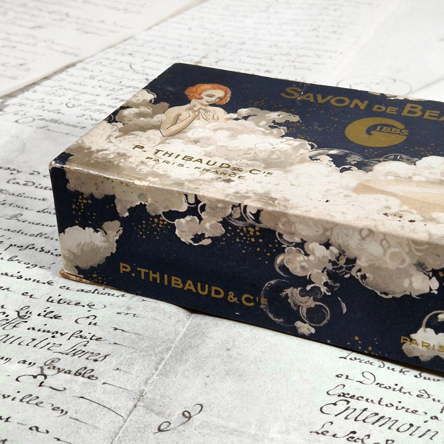 old gibbs beauty soap box