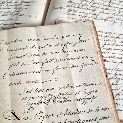 old manuscripts france