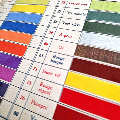 old paint color guide belgium