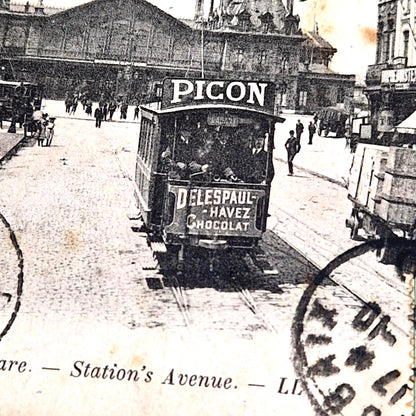 old postcard roubaix delespaul havez