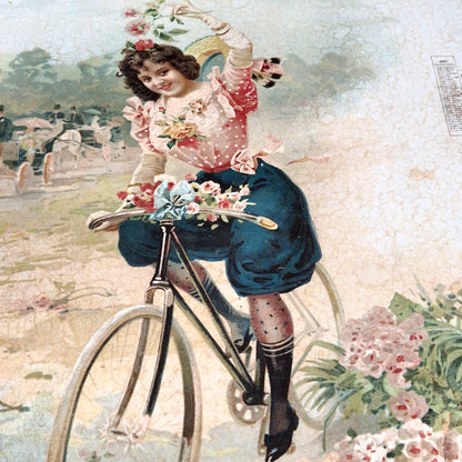 old rizla advertisement cycling