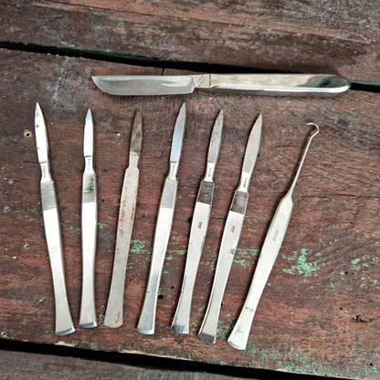 old surgical instrument set