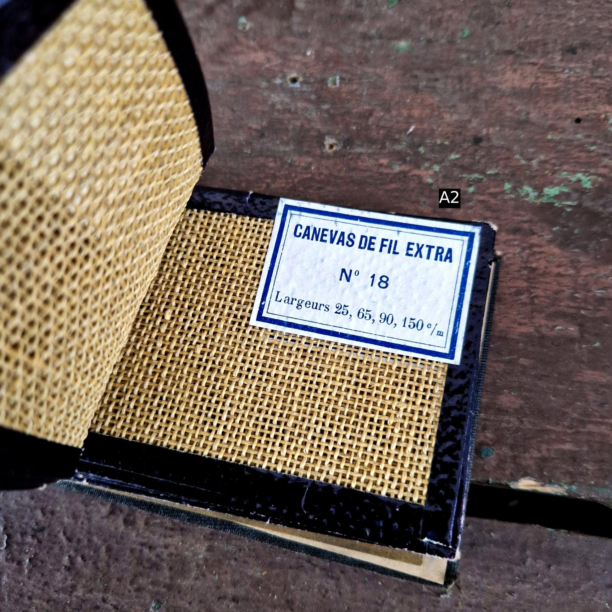 old tapestry canvas sample book