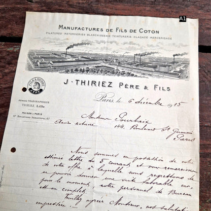 old typography letter 1900s