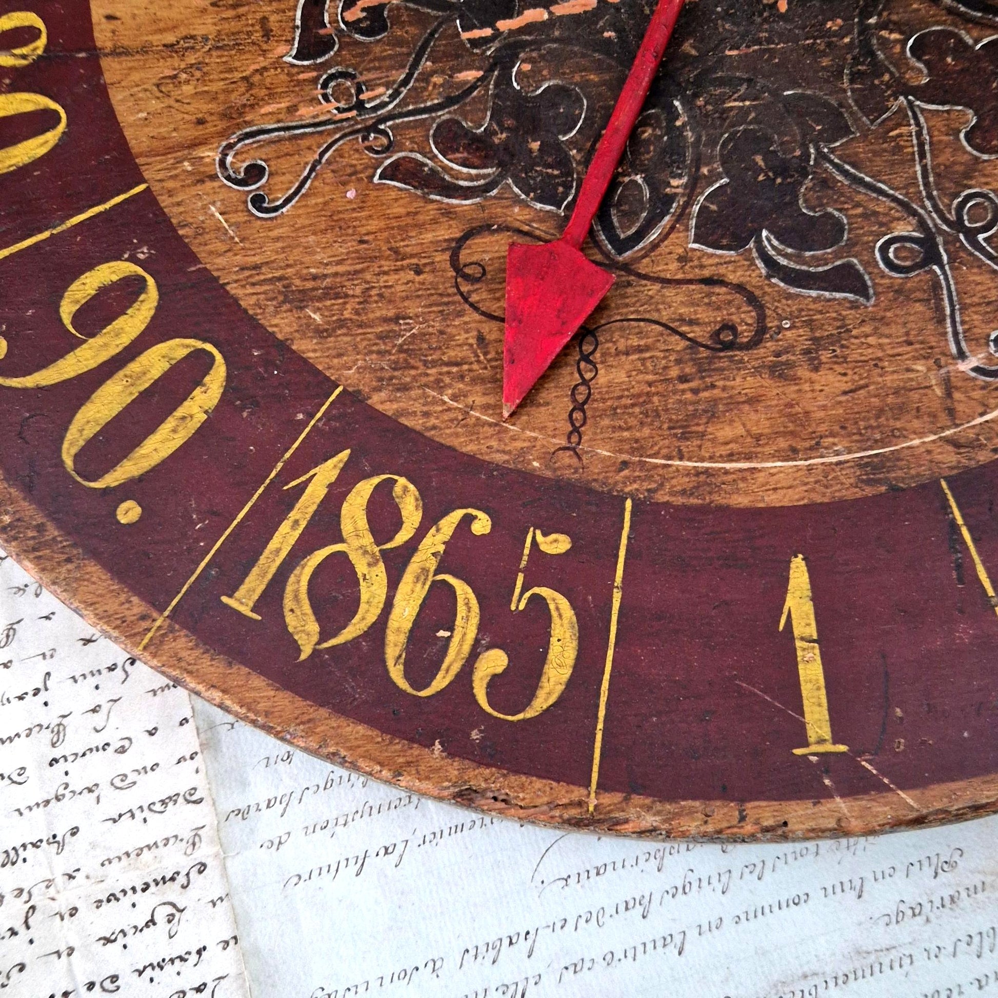 old wooden fair wheel art