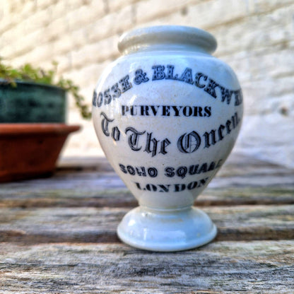 old mustard pot Crosse and blackwell