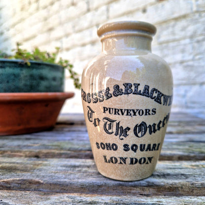 old mustard pot Crosse blackwell