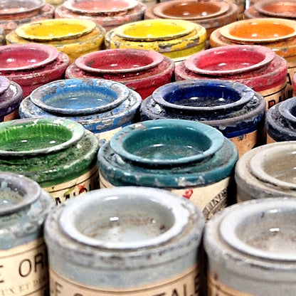 oriental ceramic colors vintage sennelier