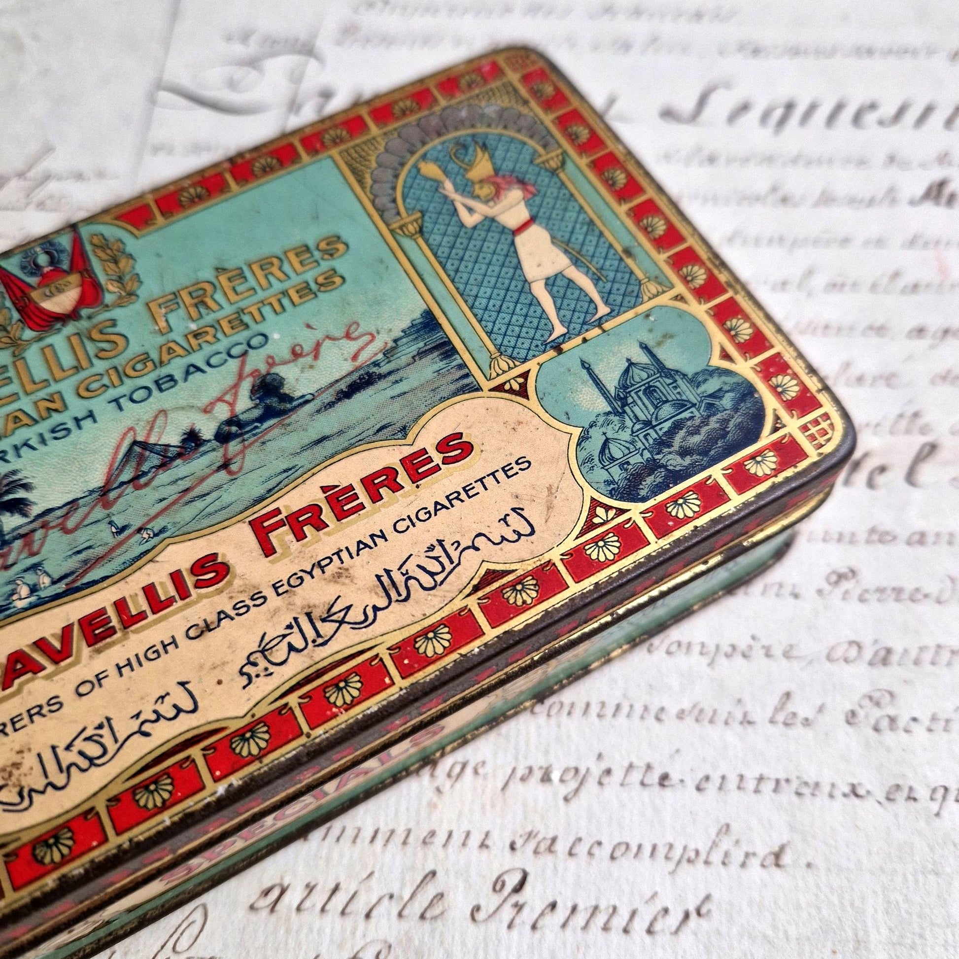 orientalist tobacco packaging