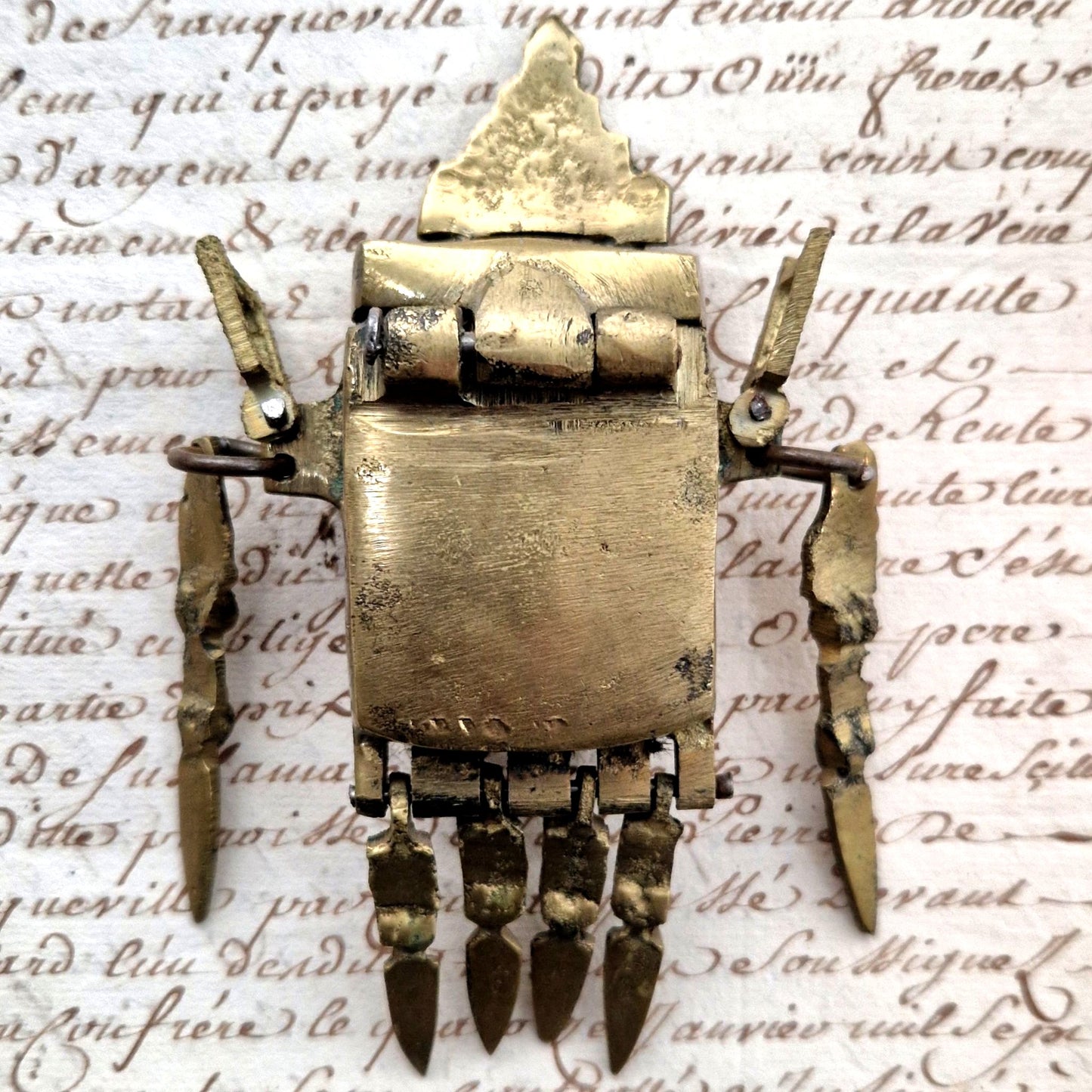 ottoman powder box bronze