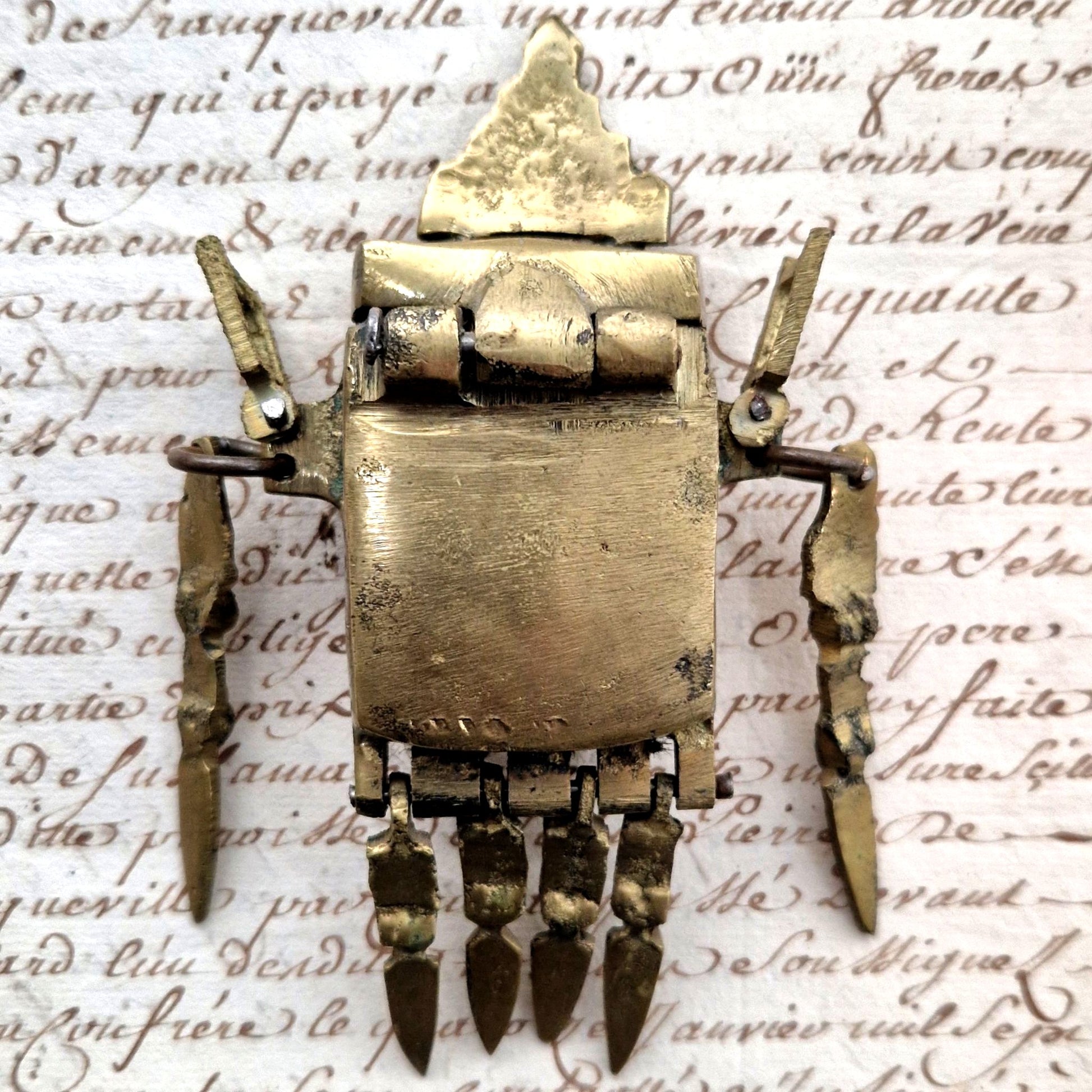 ottoman powder box bronze