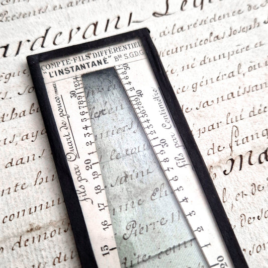 outil mesure textile 1900