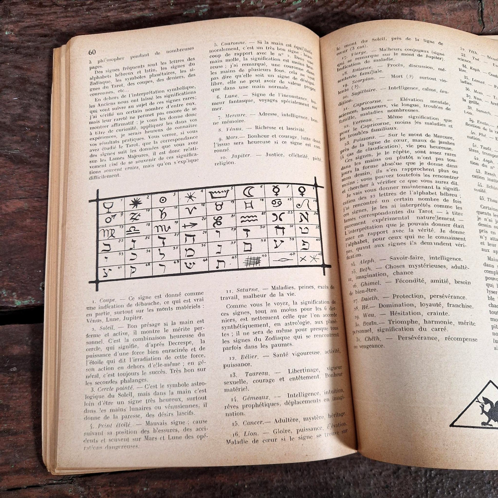 ouvrage ancien lecture de la main muchery