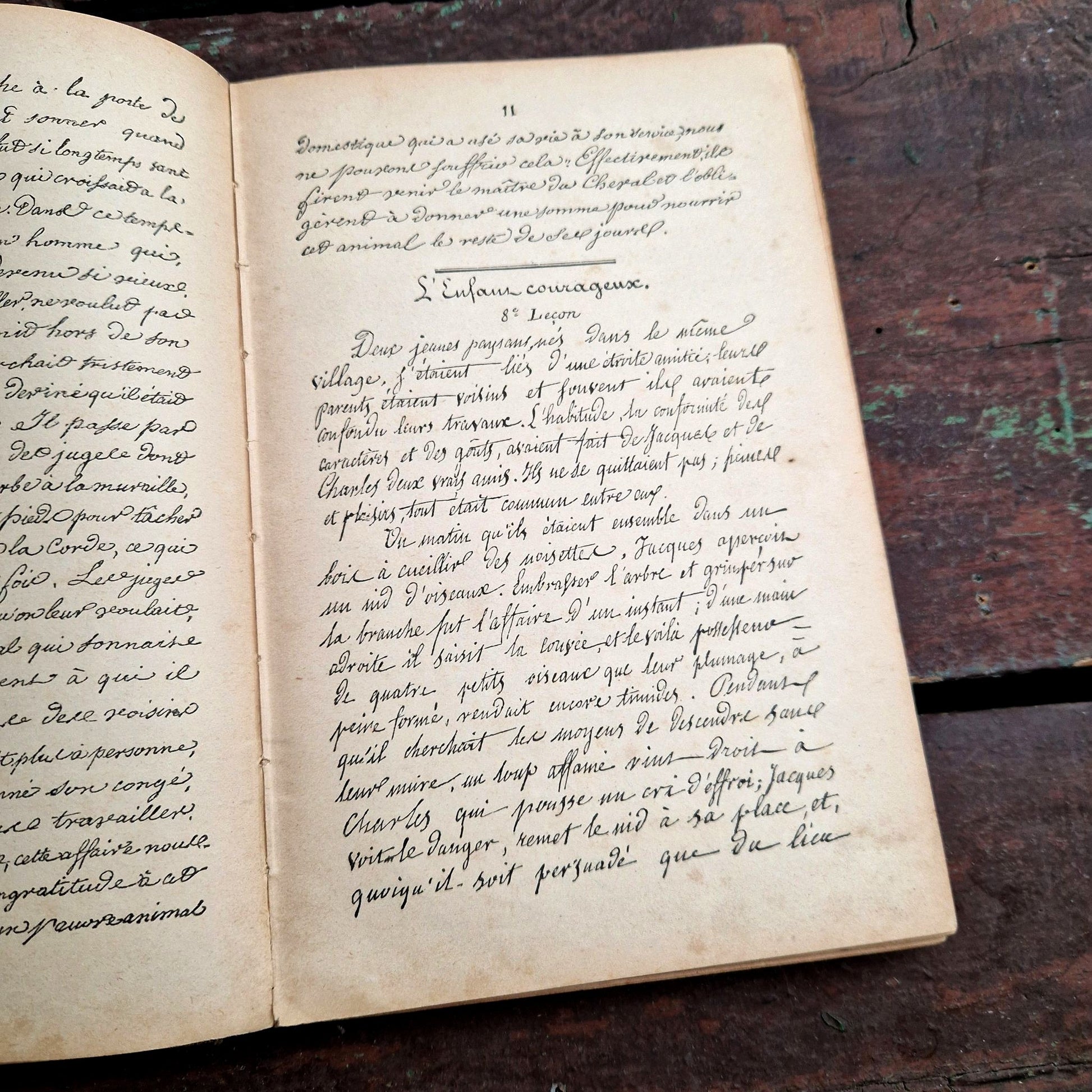 ouvrage calligraphie scolaire ancien