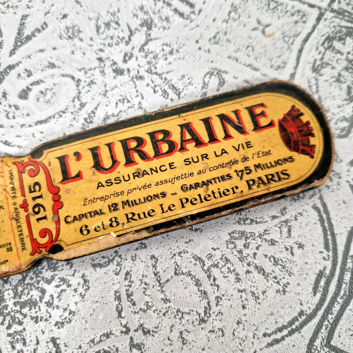 ouvre-lettres pub assurance urbaine- 915