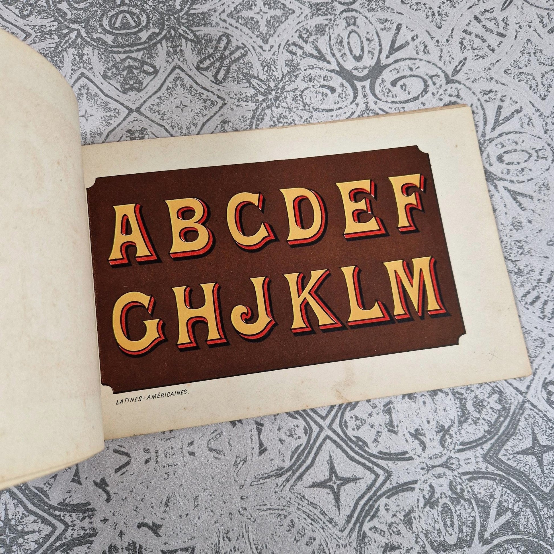 painter lettering album 19th century