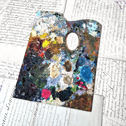 palette ancienne artistique couleurs