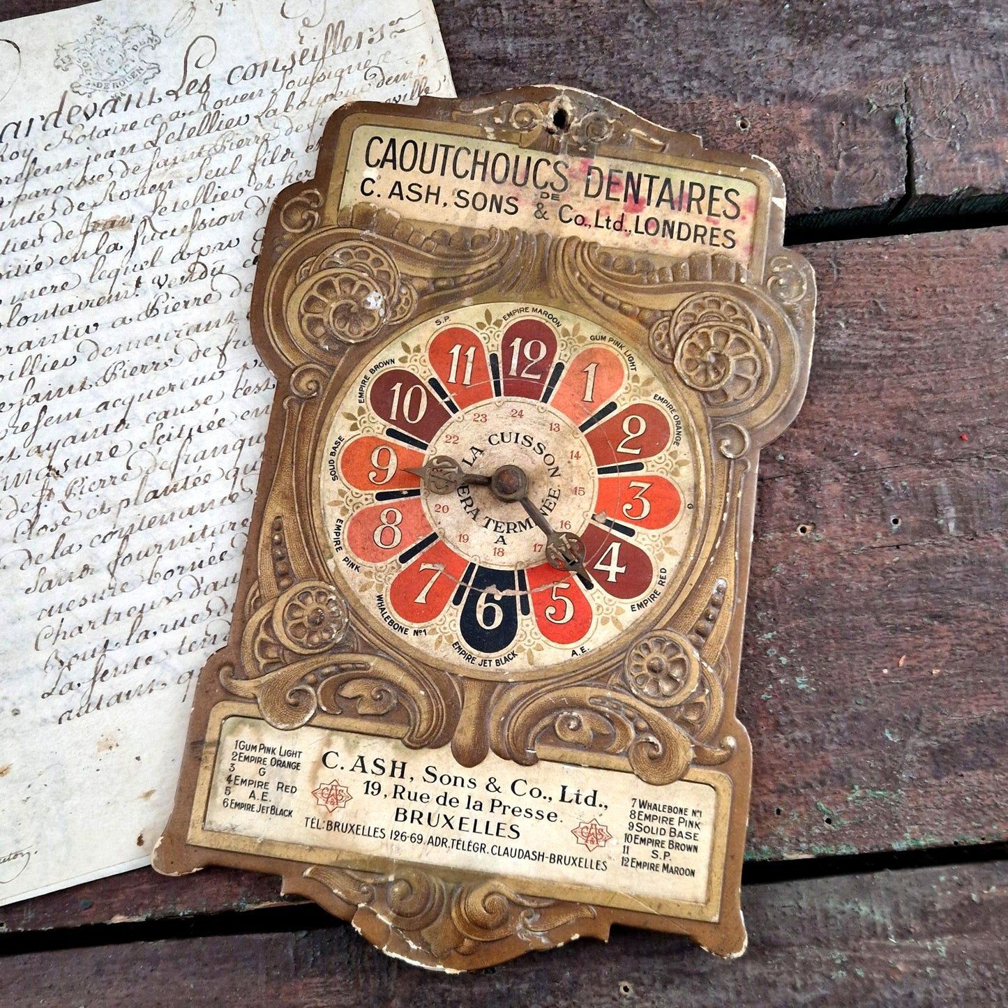 pancarte publicitaire caoutchoucs dentaires