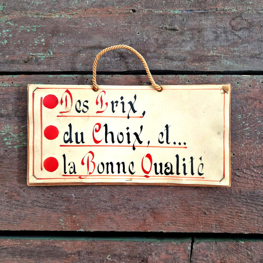 pancarte publicitaire celluloid ancienne prix choix qualite