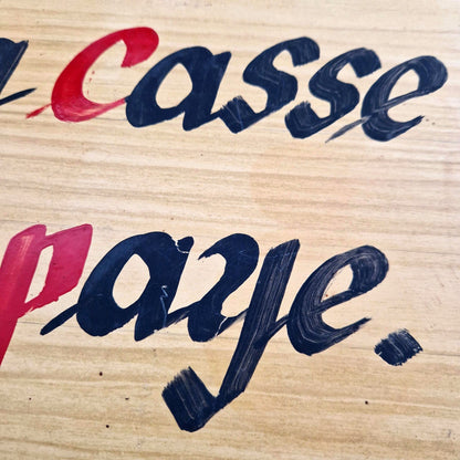 panneau bois commerce france 1940