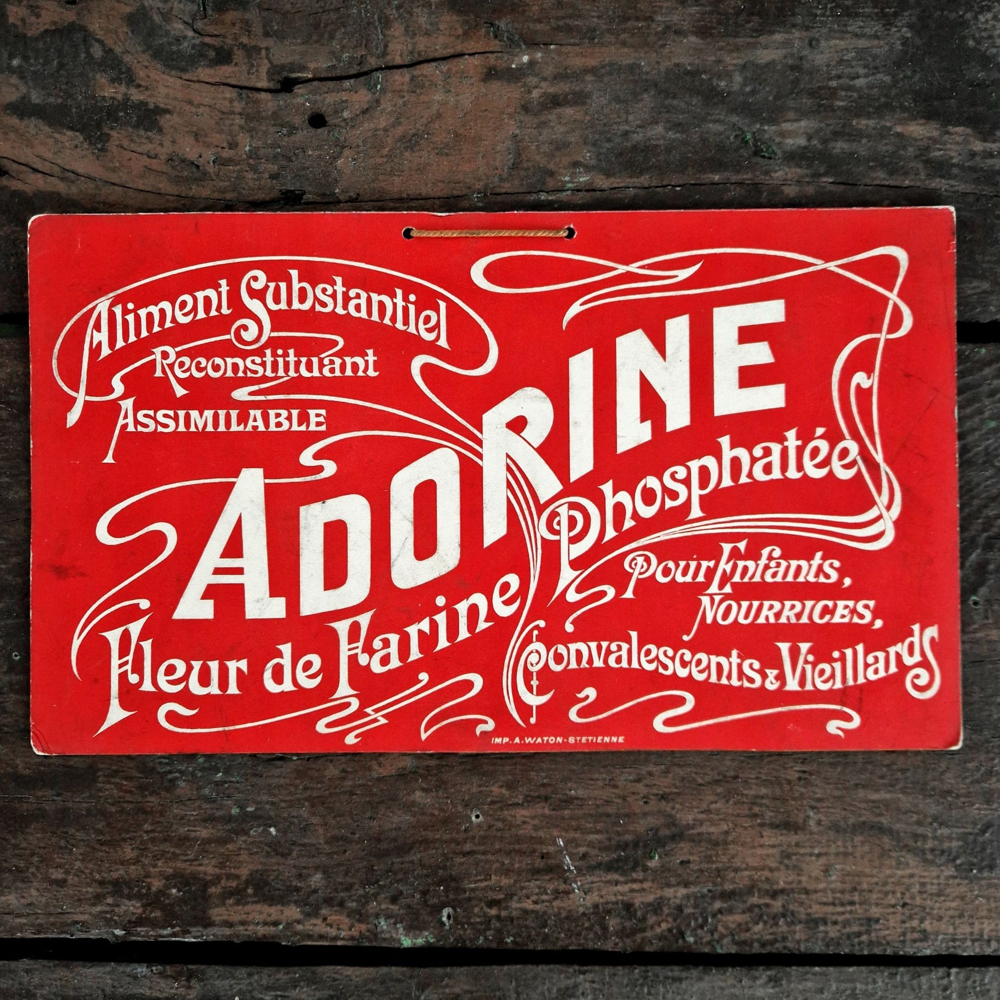 panneau carton adorine nutrition enfants