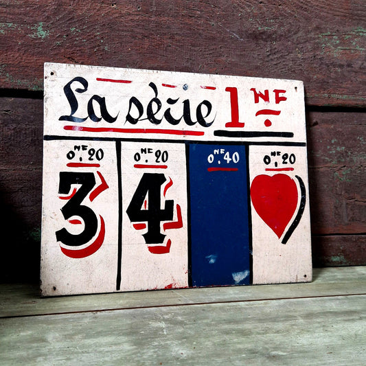 panneau jeu forain 1 nf