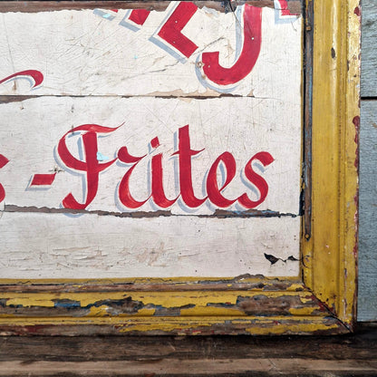 panneau publicitaire art forain