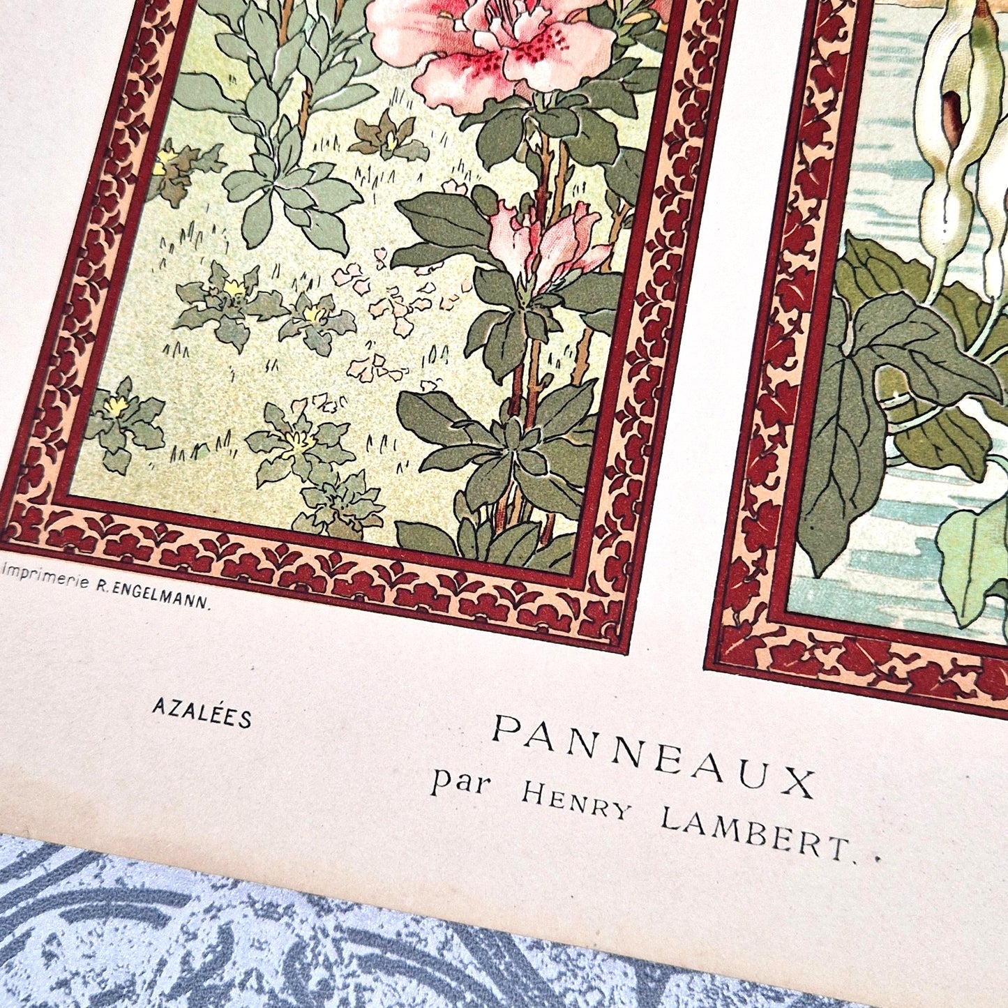 panneaux decoratifs art nouveau calavas