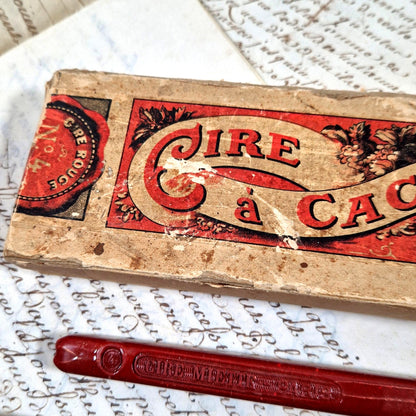 papeterie ancienne cire cacheter paris