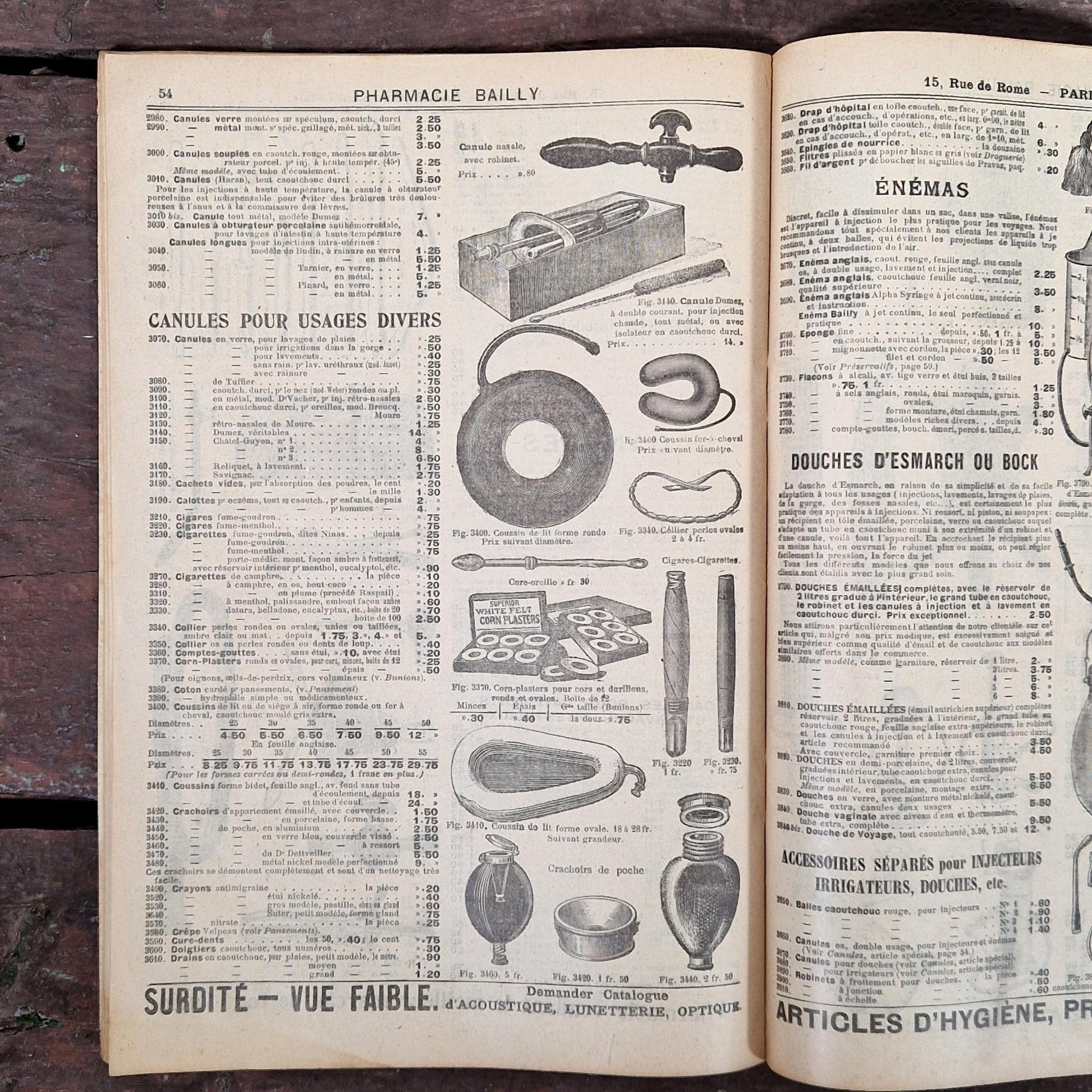 paris pharmacy bailly catalogue