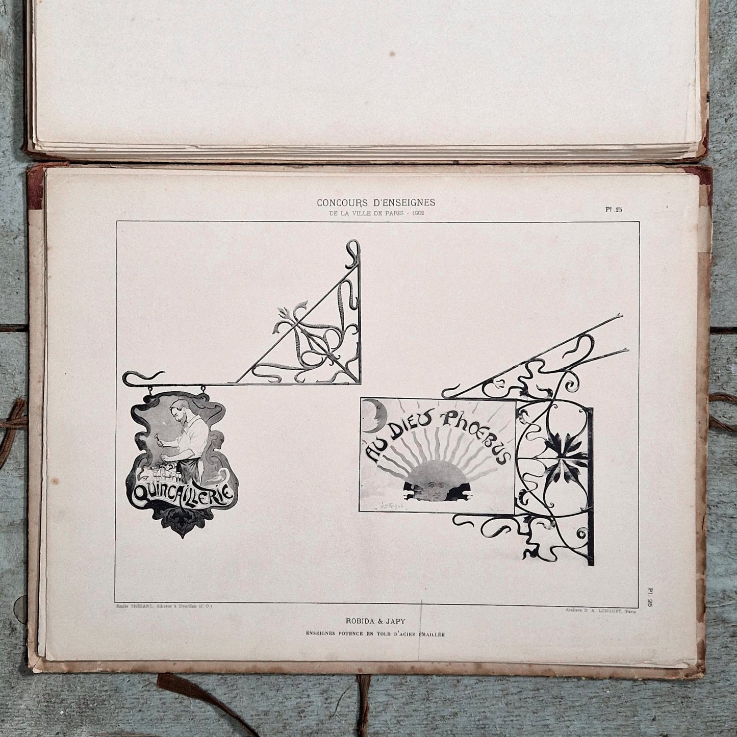 paris shop signs competition 1902 portfolio