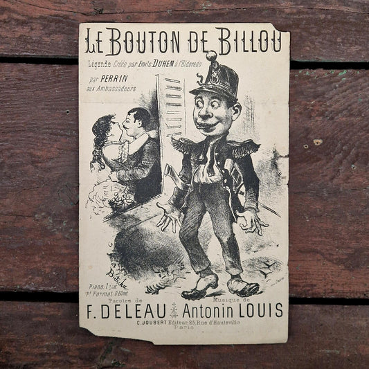 partition le bouton de billou paris