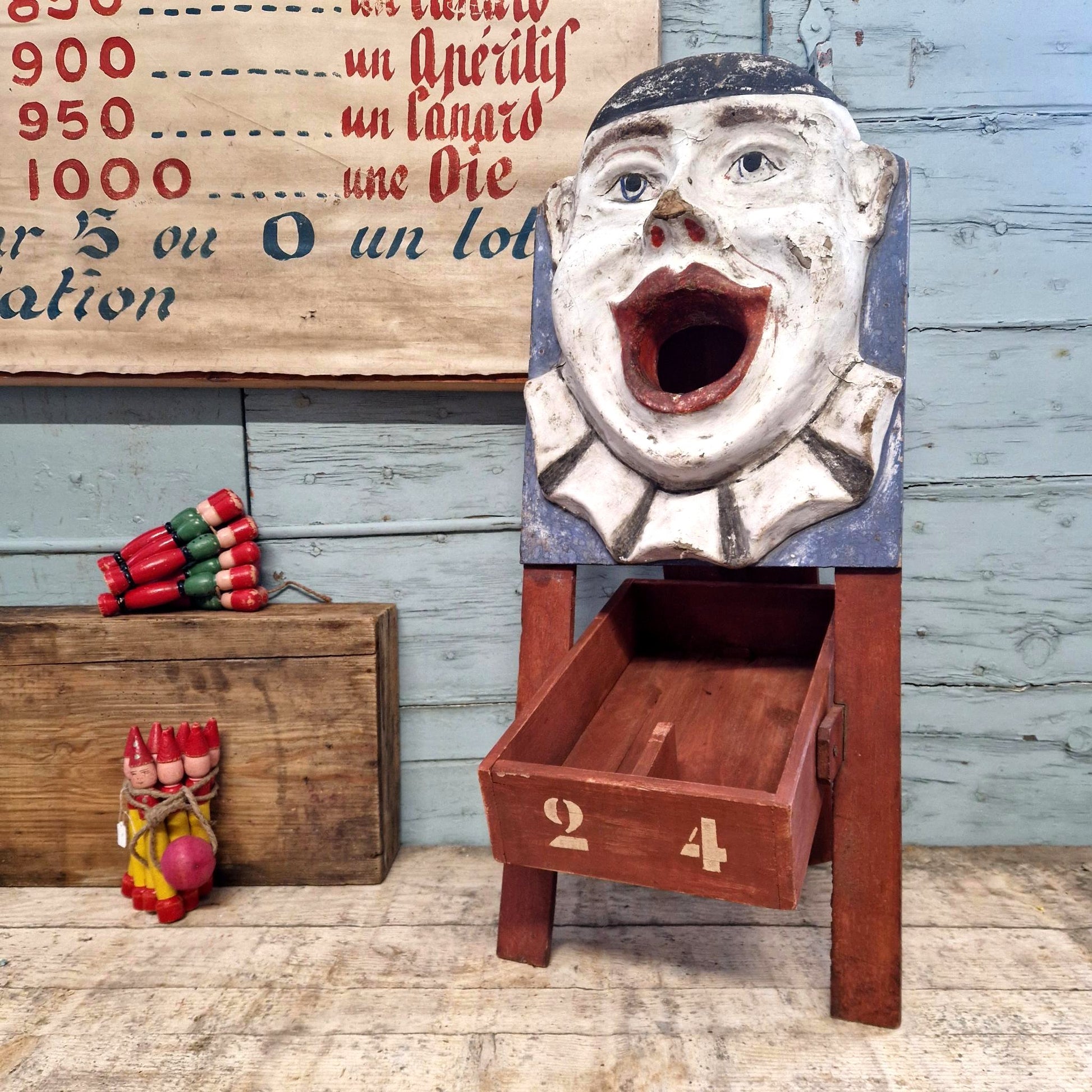 passe boule forain clown