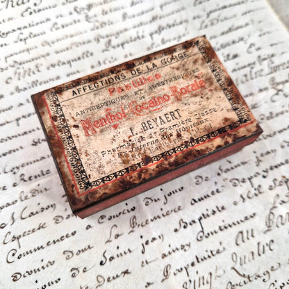 pastilles cocaine gorge ancienne