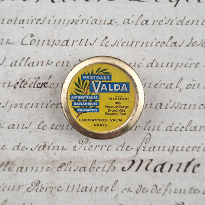 Mini box of "Valda Pastilles" - Circa 1930