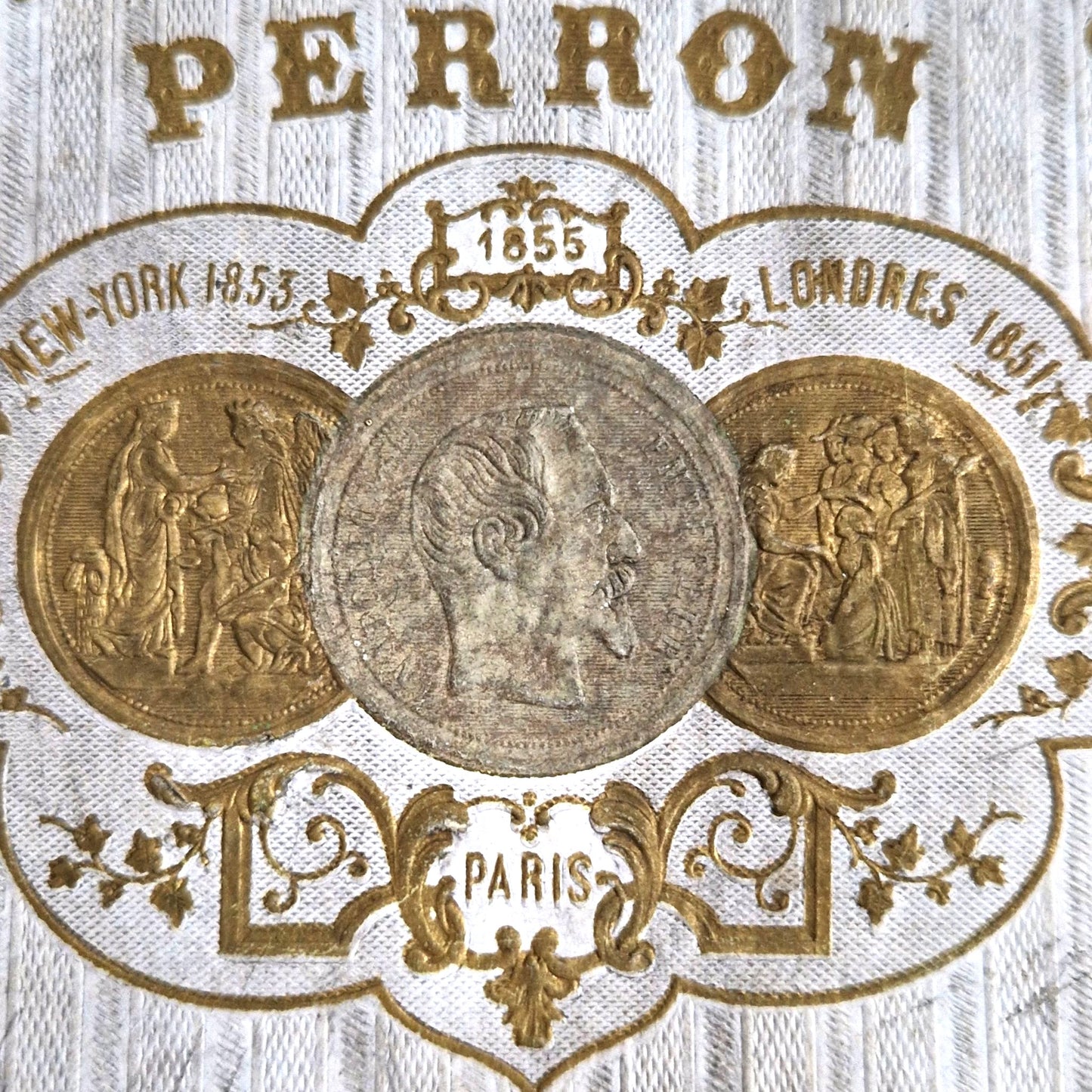 perron paris emballage ancien chocolat XIXe