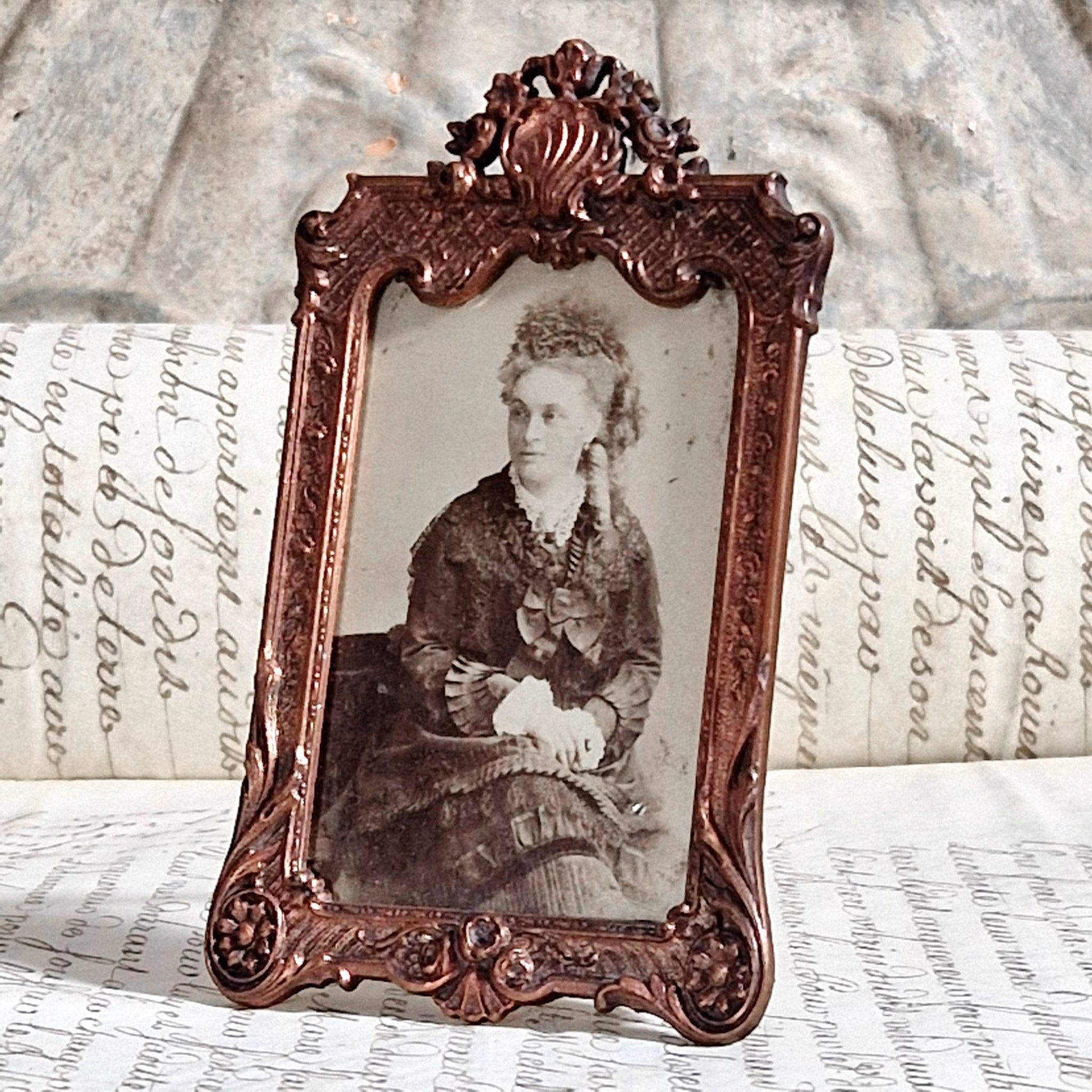 petit cadre photo 19e siecle