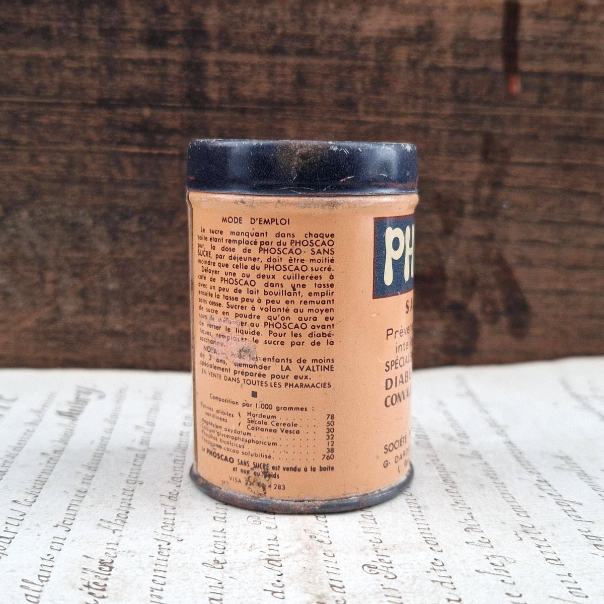 Small box "Phoscao without sugar", Circa 1920