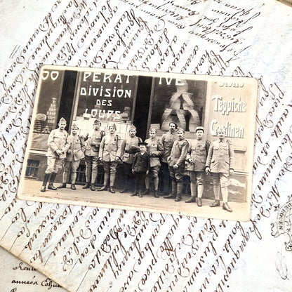 photo ancienne épicerie perat 1918