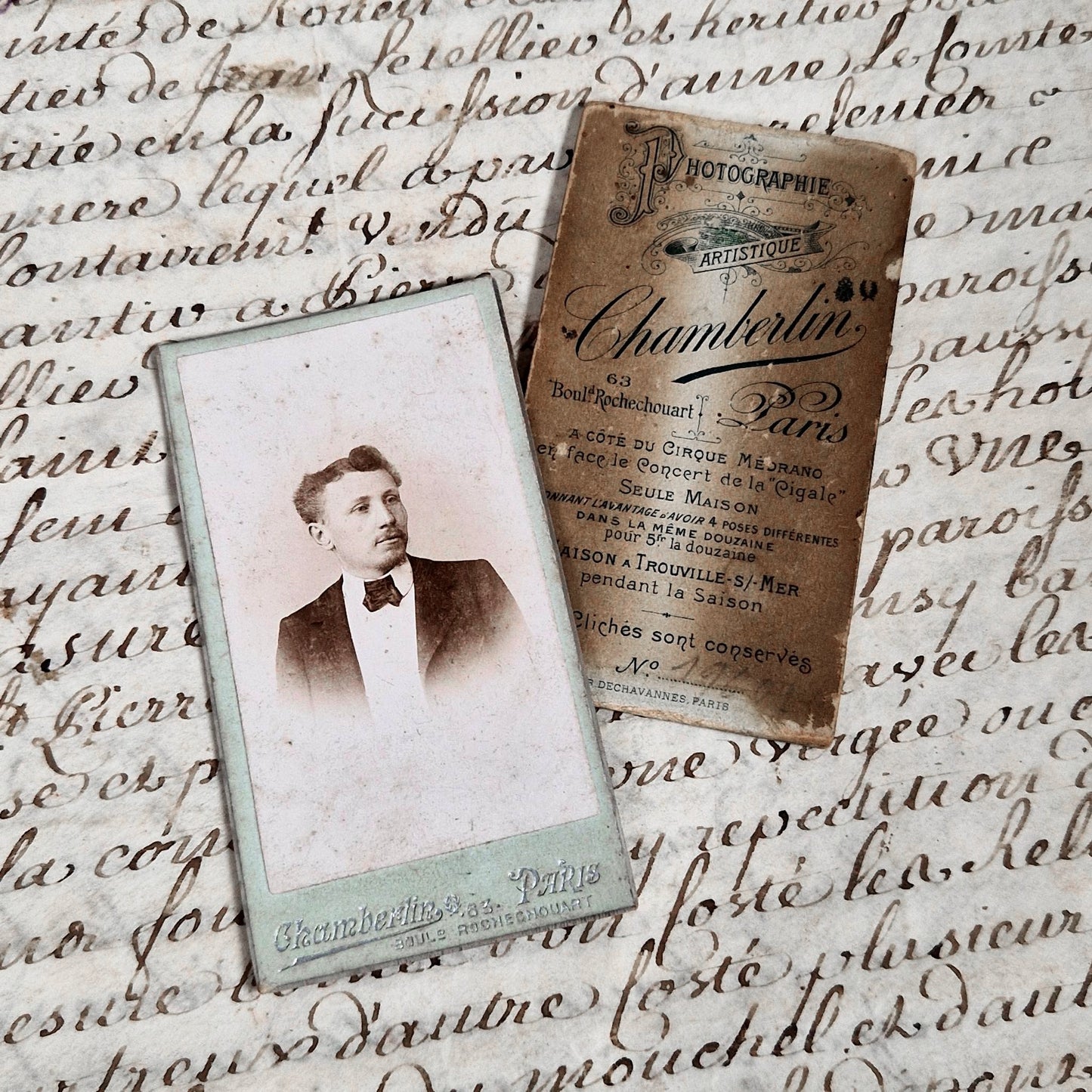 photographie ancienne studio chamberlin paris