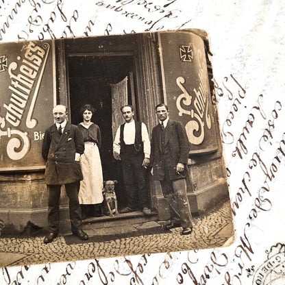 photographie enseigne peinte brasserie