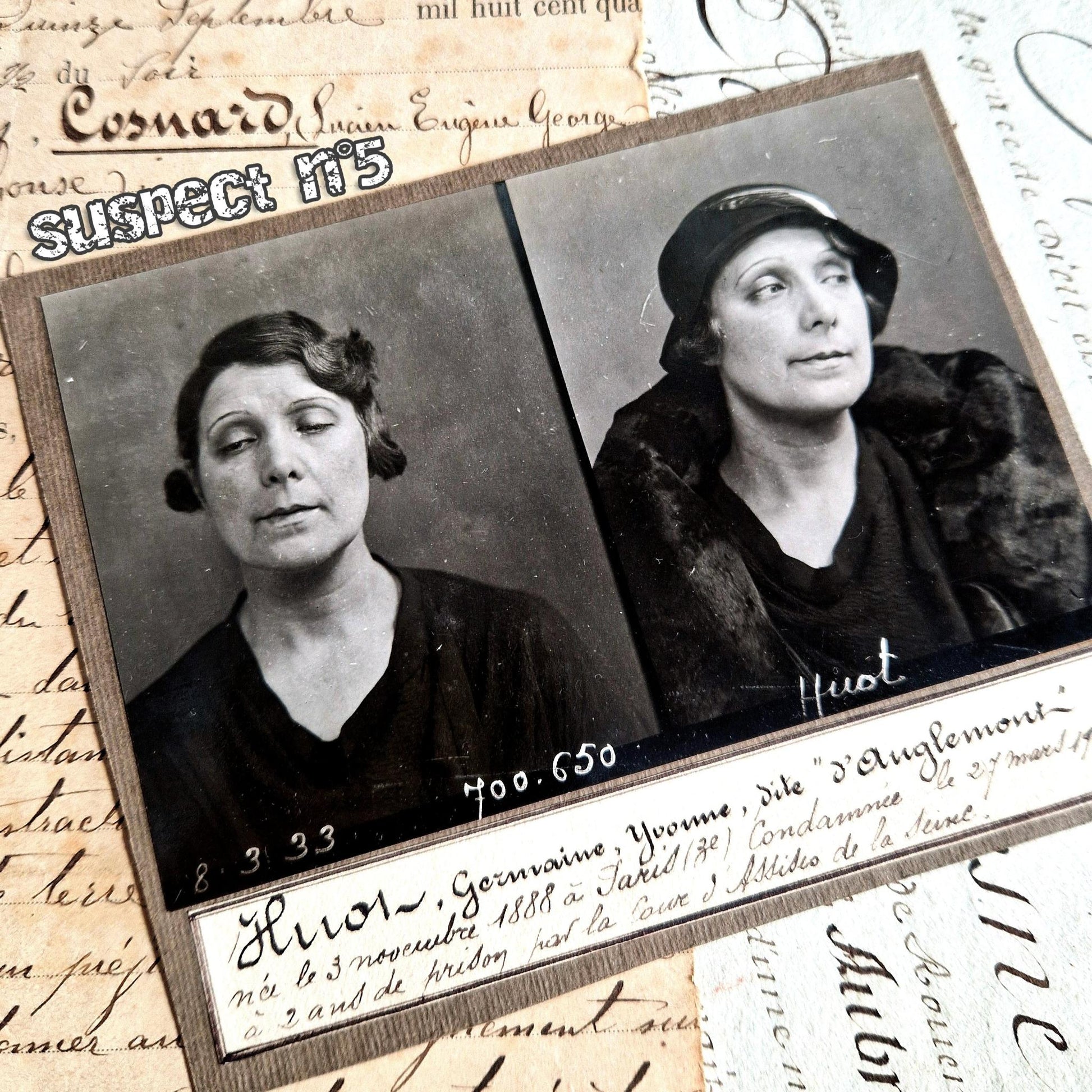 photographies anthropometriques france 1920