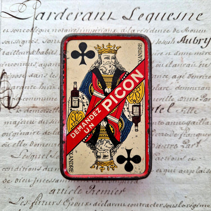 picon boite publicitaire jeu cartes
