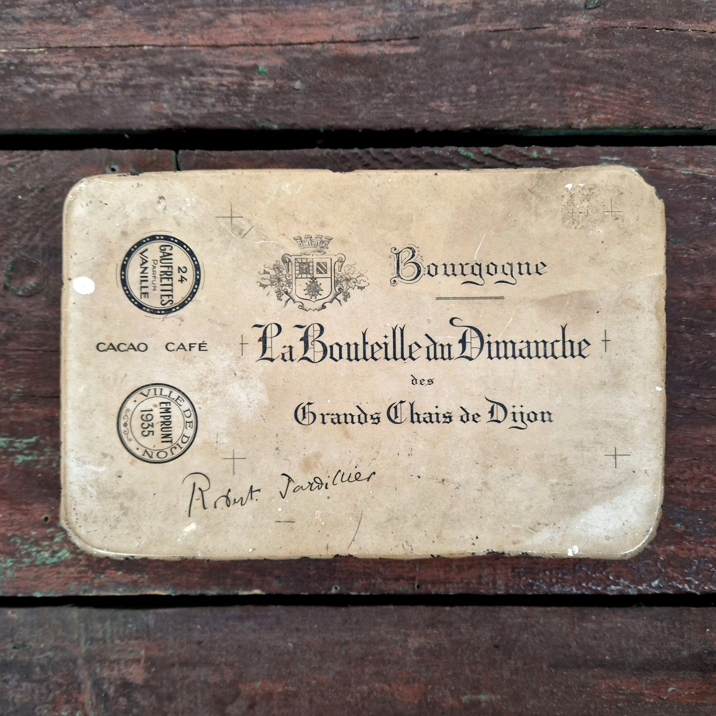 pierre lithographique ancienne gaufrettes dijon