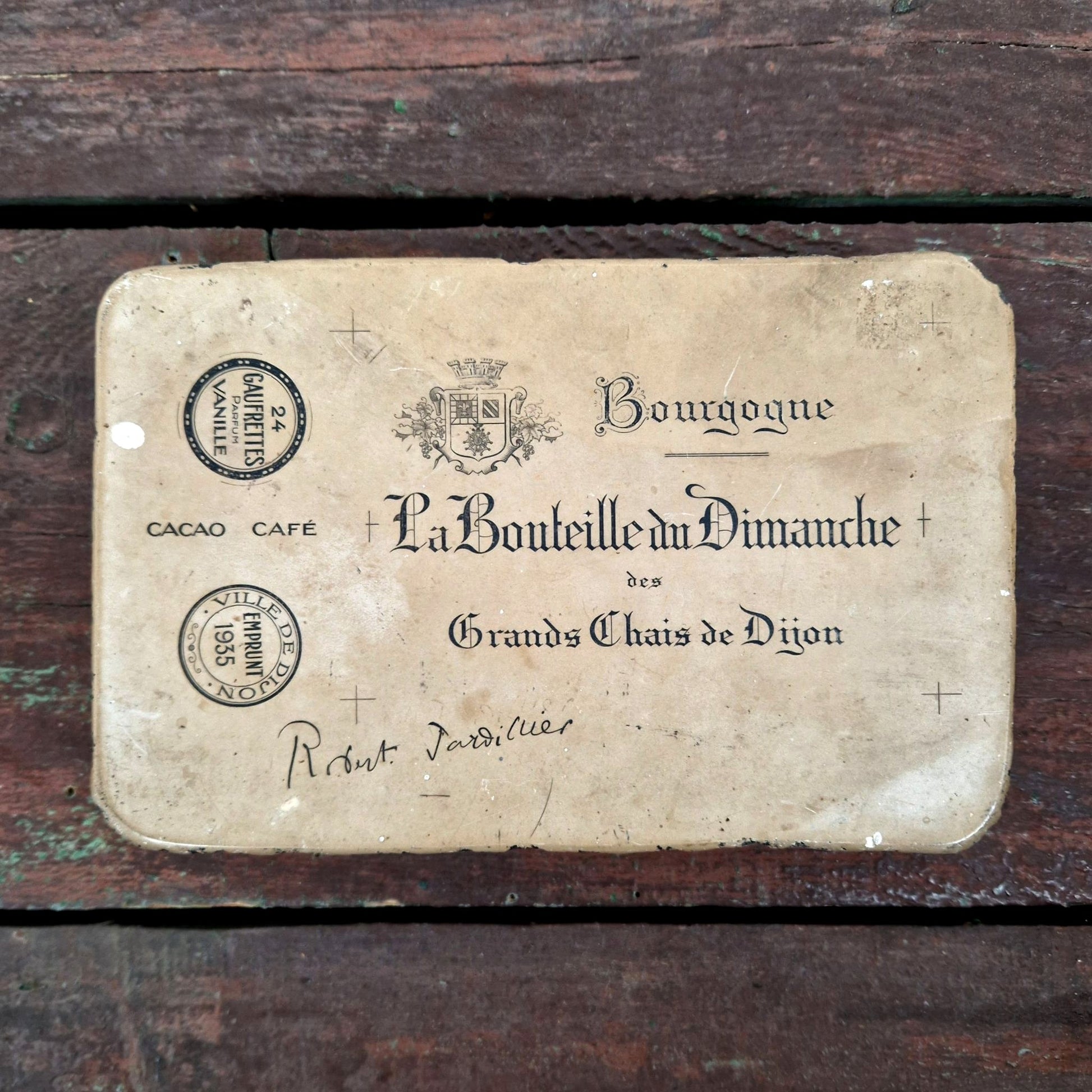 pierre lithographique ancienne gaufrettes dijon