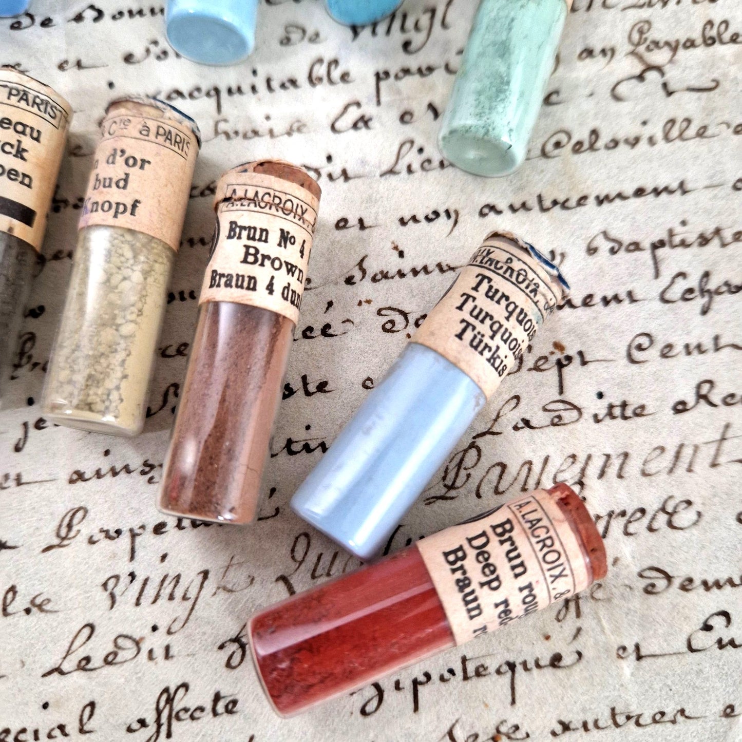 pigments couleurs vintage paris