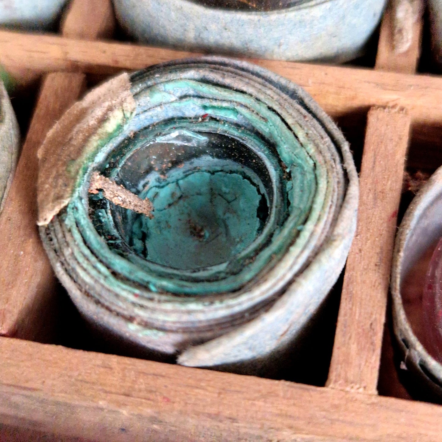 pigments historiques verre papier xixeme