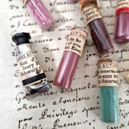 pigments vitrifiables anciens paris