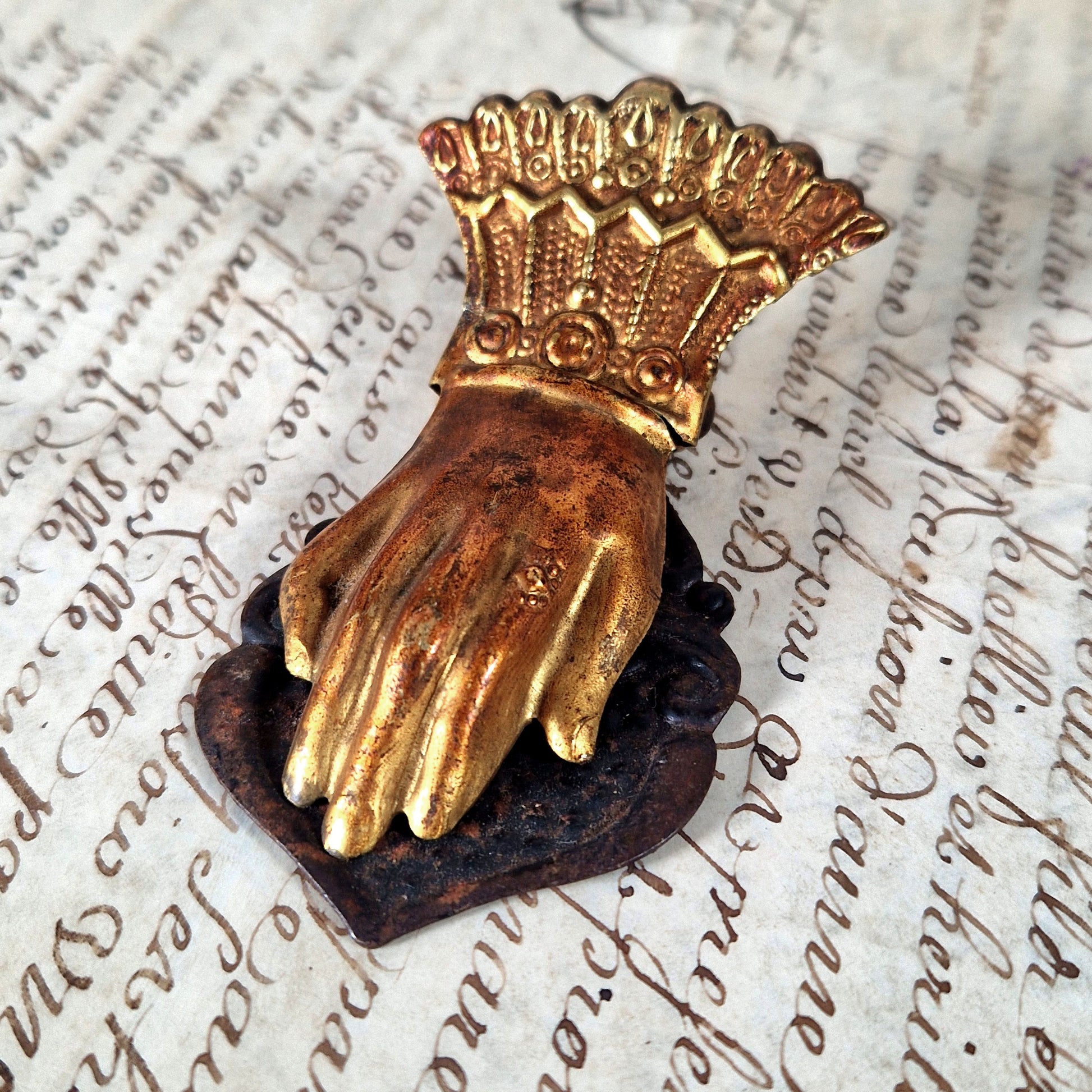 pince lettres ancienne main